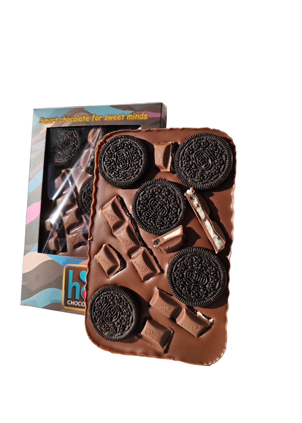 Biscuit Crunch Belgian Milk Chocolate Slab 300g