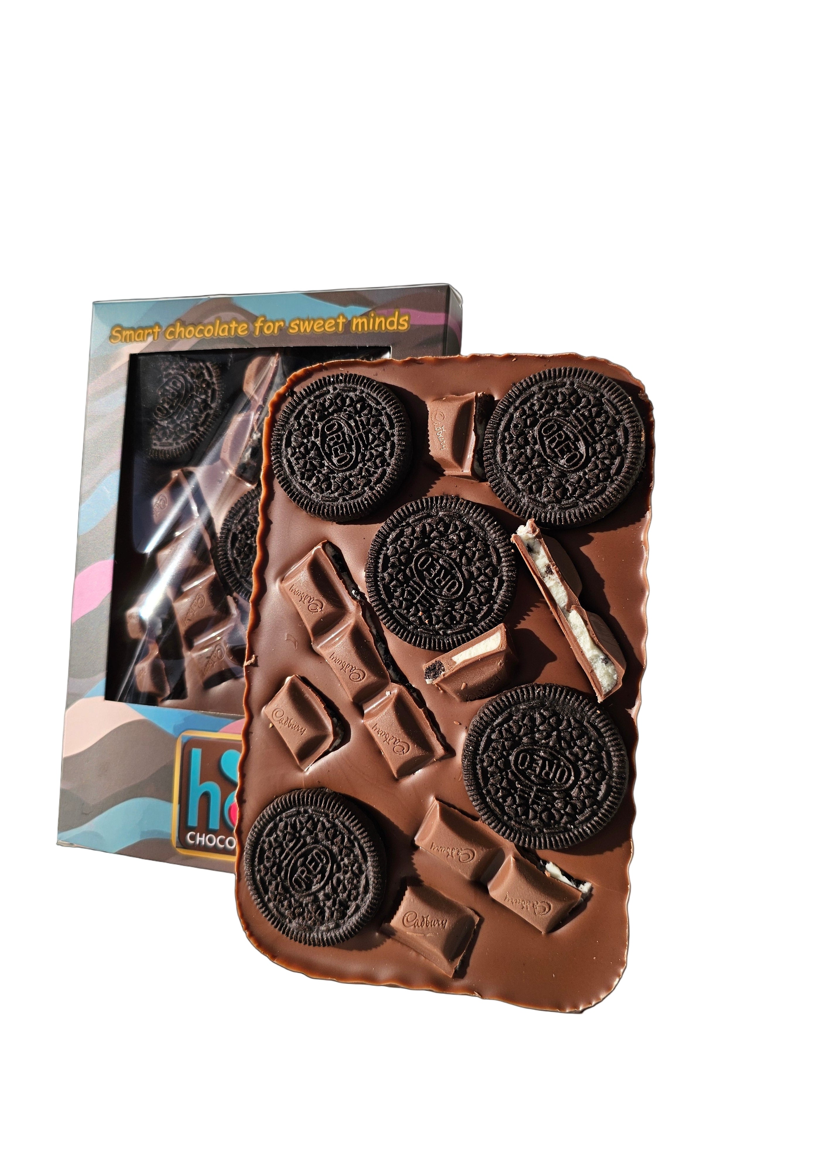 Biscuit Crunch Belgian Milk Chocolate Slab 300g