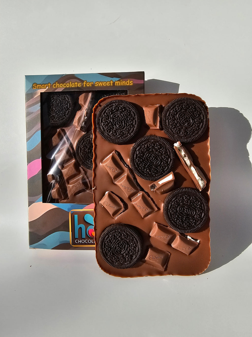 Biscuit Crunch Belgian Milk Chocolate Slab 300g