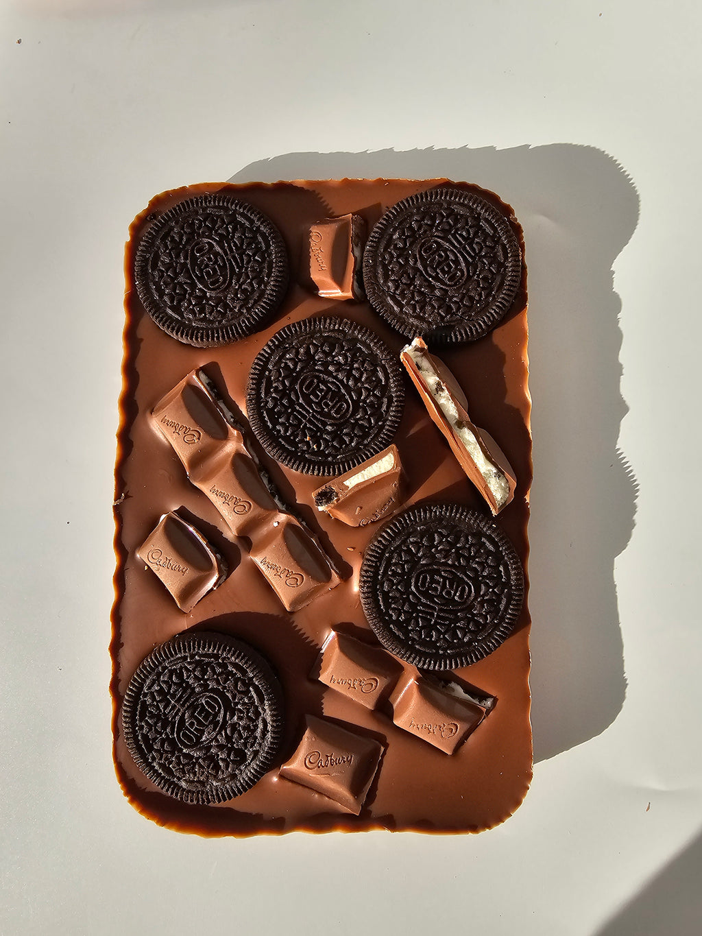 Biscuit Crunch Belgian Milk Chocolate Slab 300g