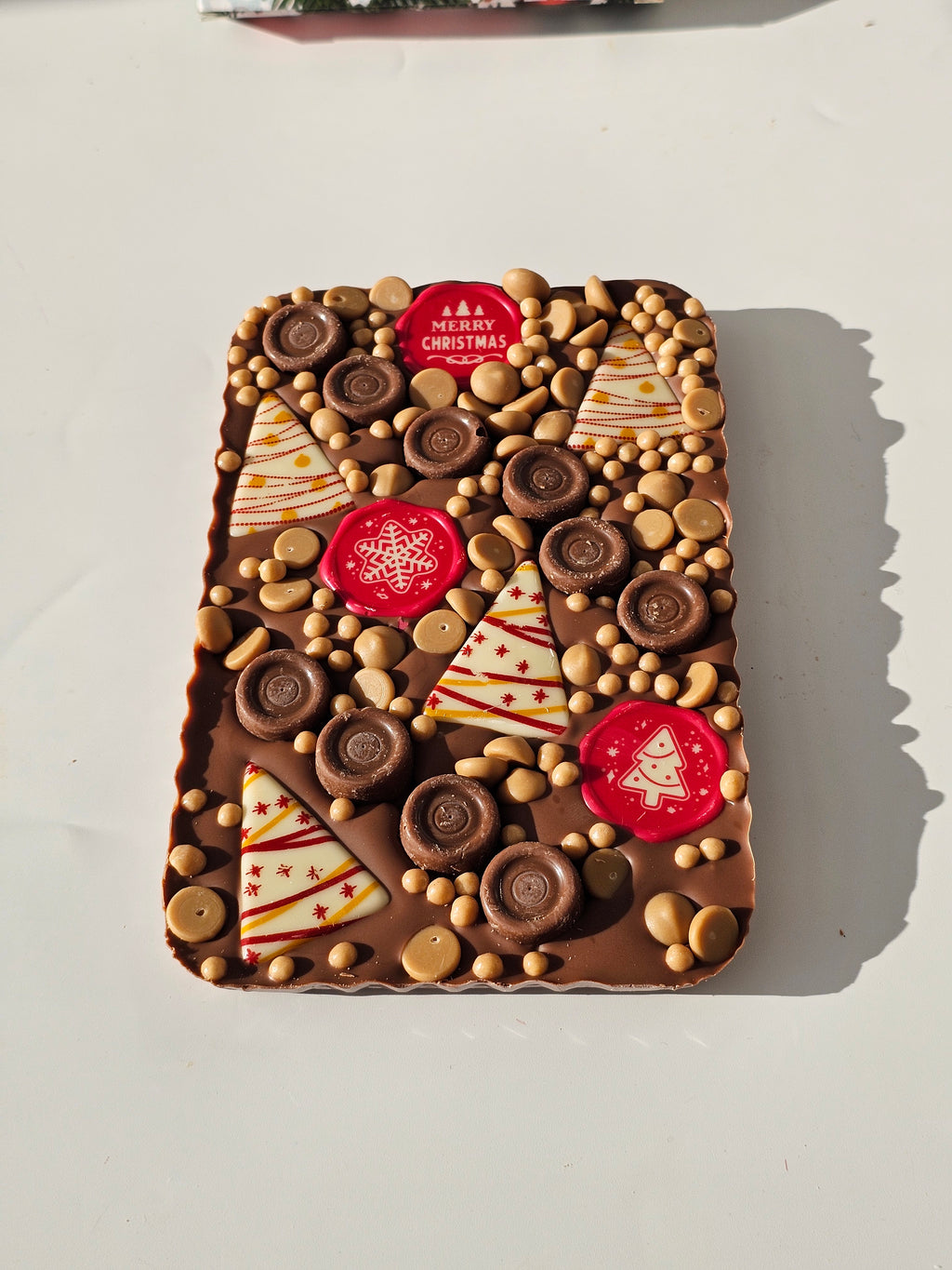 Christmas Magic Caramel Belgian Chocolate Slab 300 g