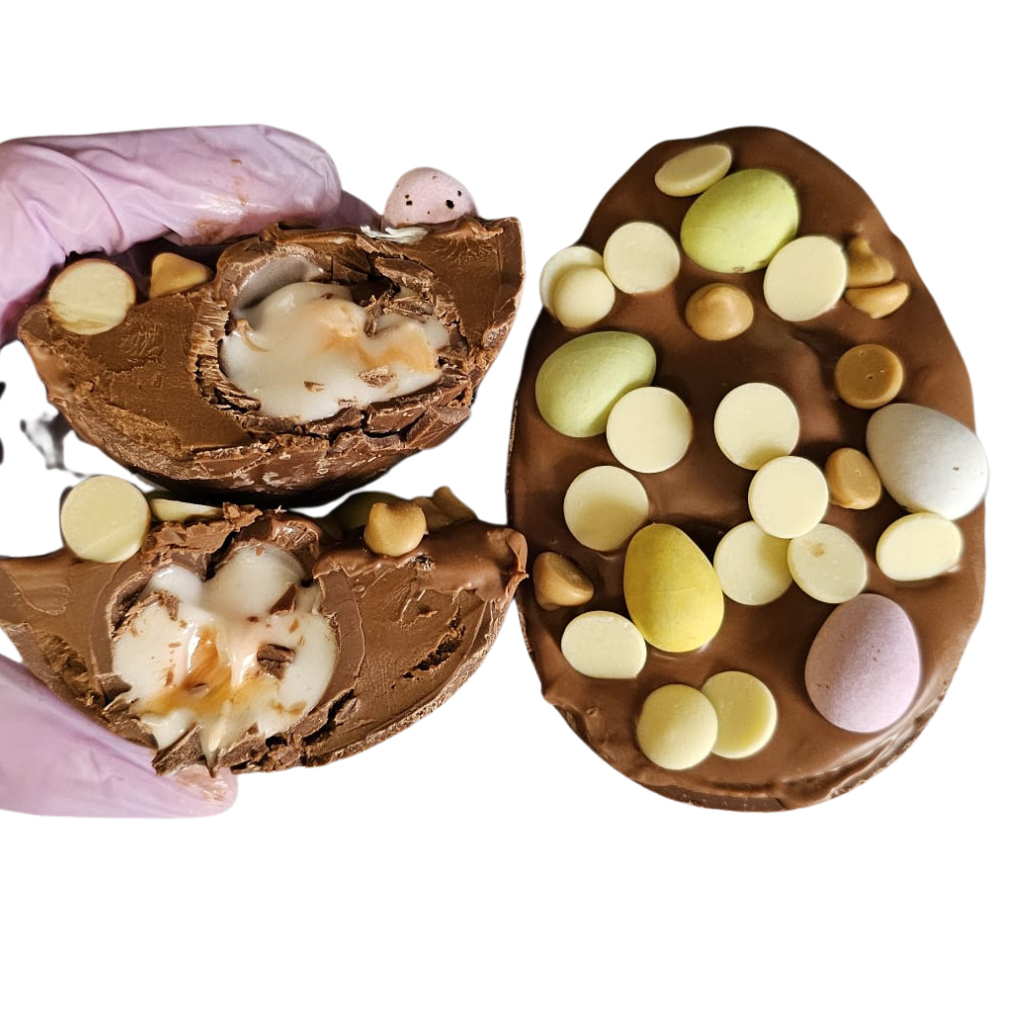 Creme Egg Filled Easter Chocolate - packaging view | Hai Chocolate Oxford