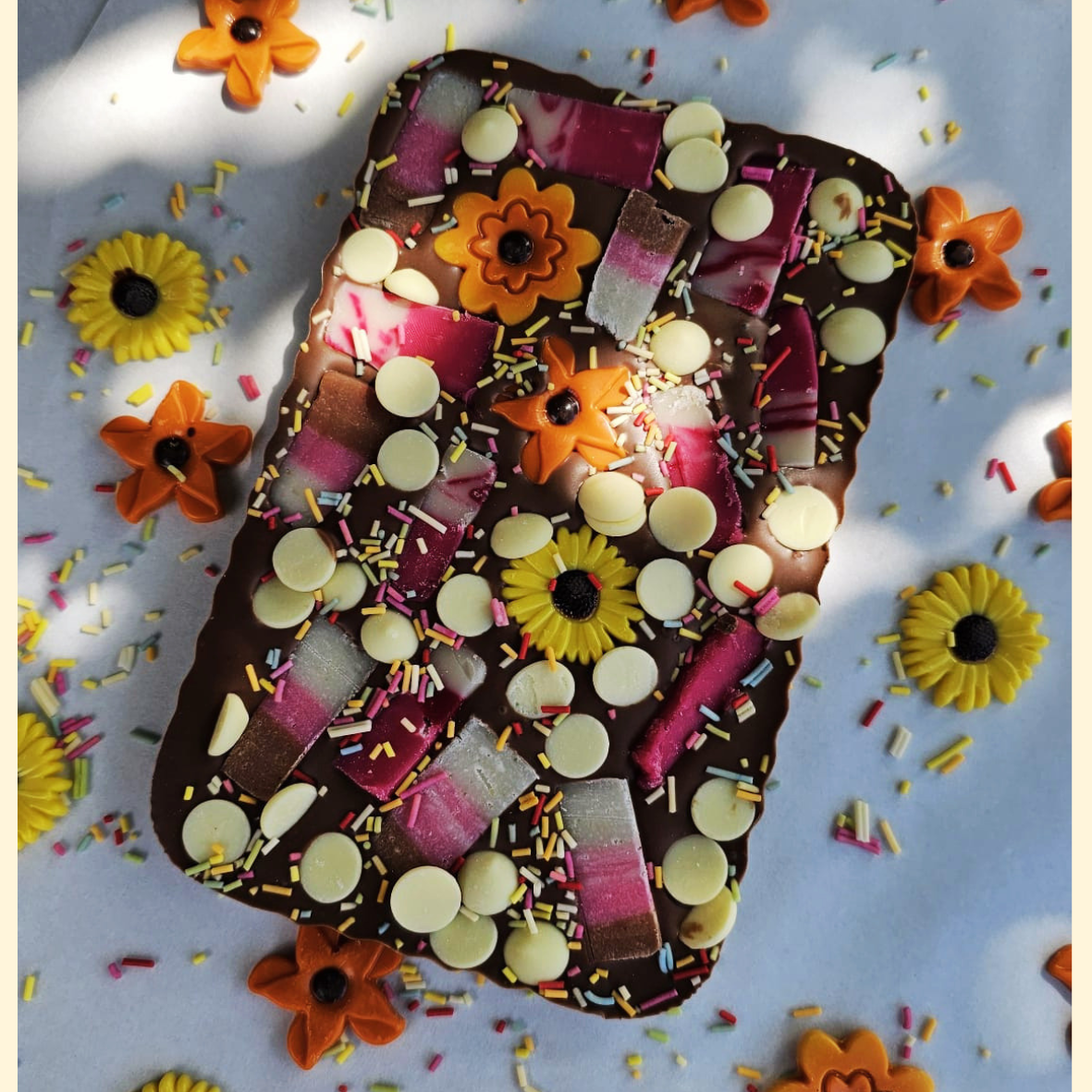 Summer Fudge Chocolate Slab-300g Belgian chocolate ,Ice cream , Eton Mess