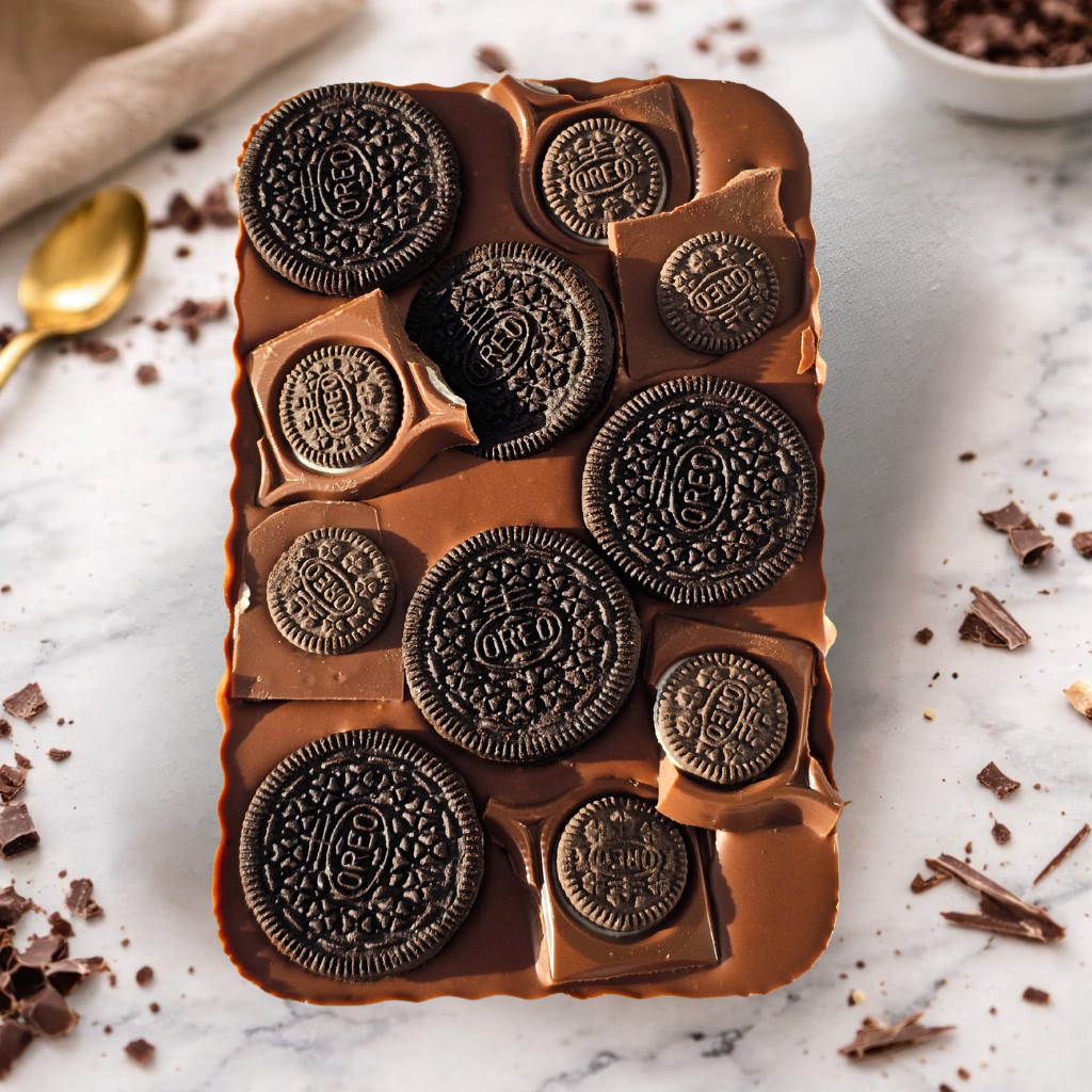 Biscuit Crunch Belgian Milk Chocolate Slab 300g - main product photo | Hai Chocolate Oxford