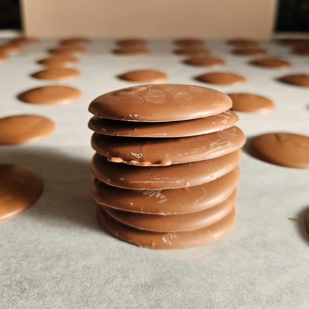 Chocolate Discs 130g Milk Belgian Chocolate