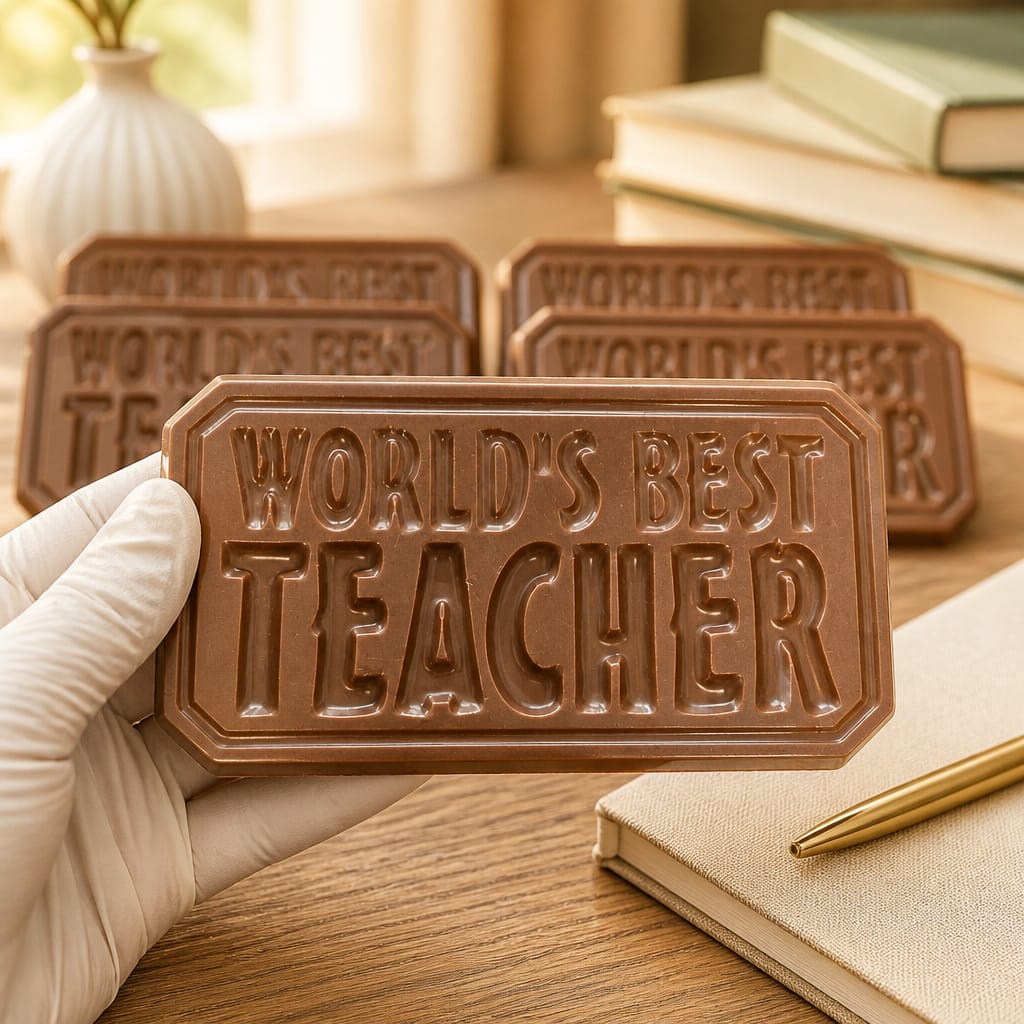 Best Teacher Belgian Chocolate Bar - Gift 100g