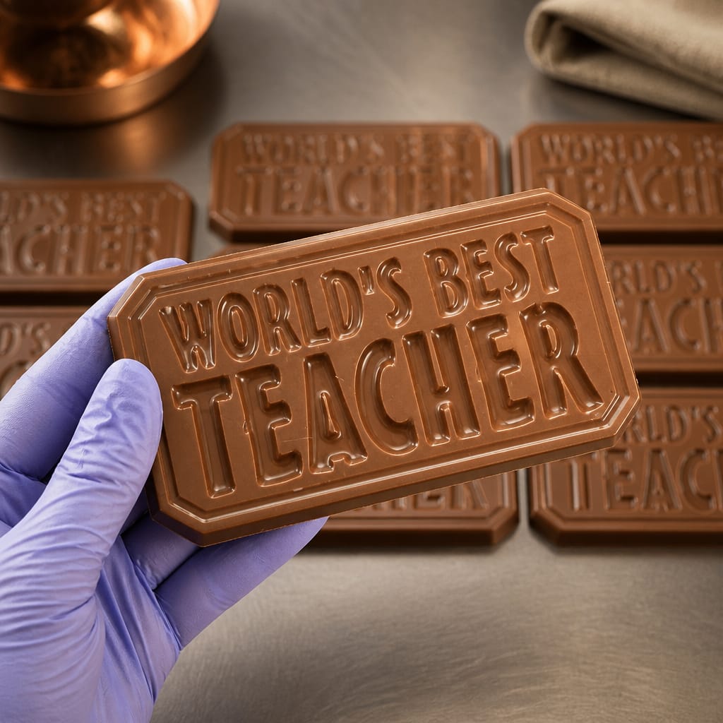 Best Teacher Belgian Chocolate Bar - Gift 100g