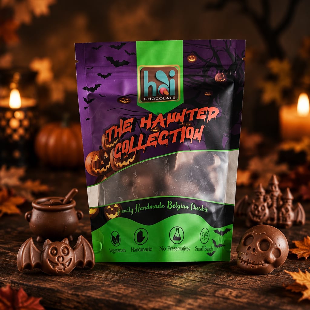 Halloween Haunted Collection Milk Belgian Chocolate Snacks 200g