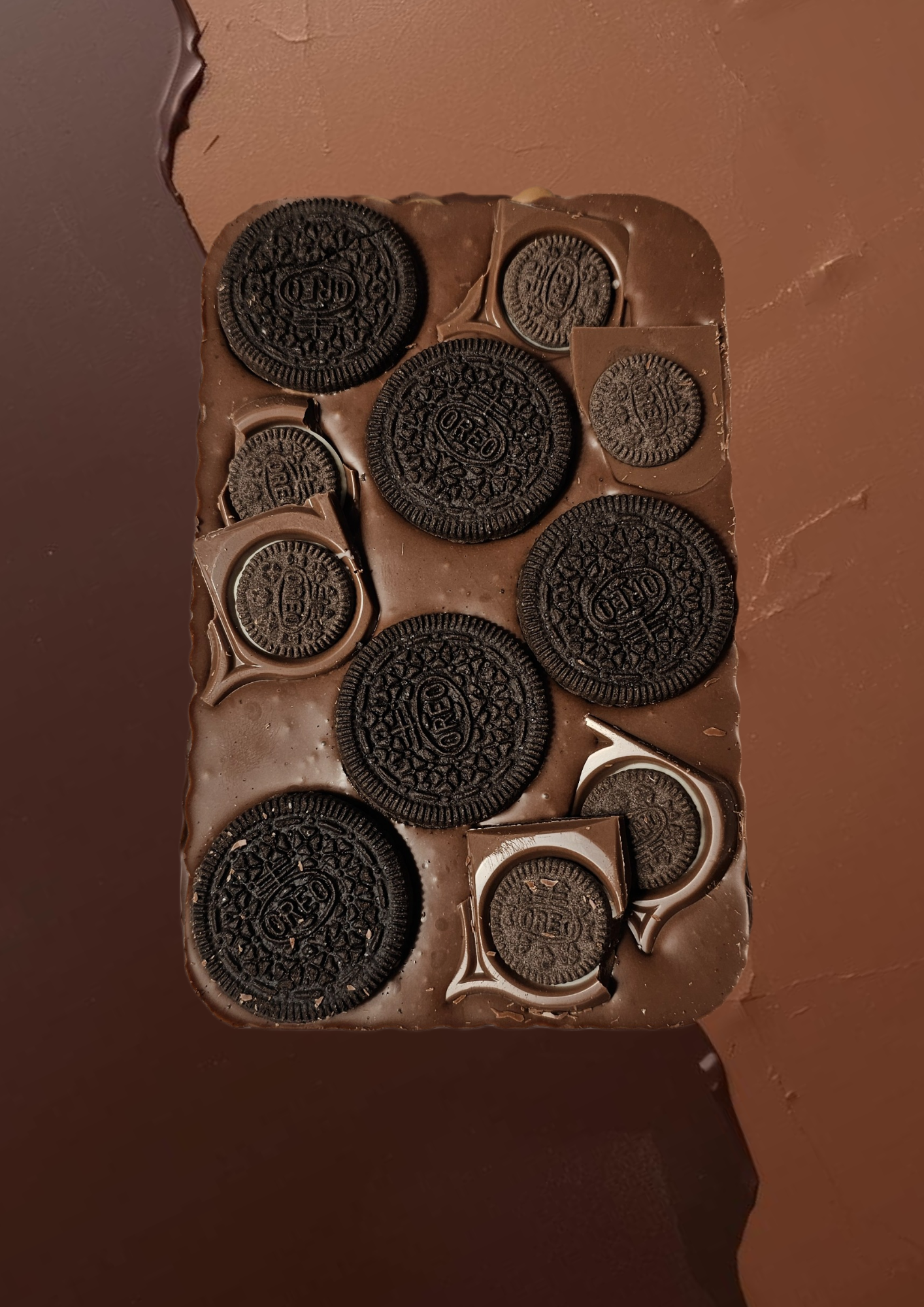 Biscuit Crunch Belgian Milk Chocolate Slab 300g