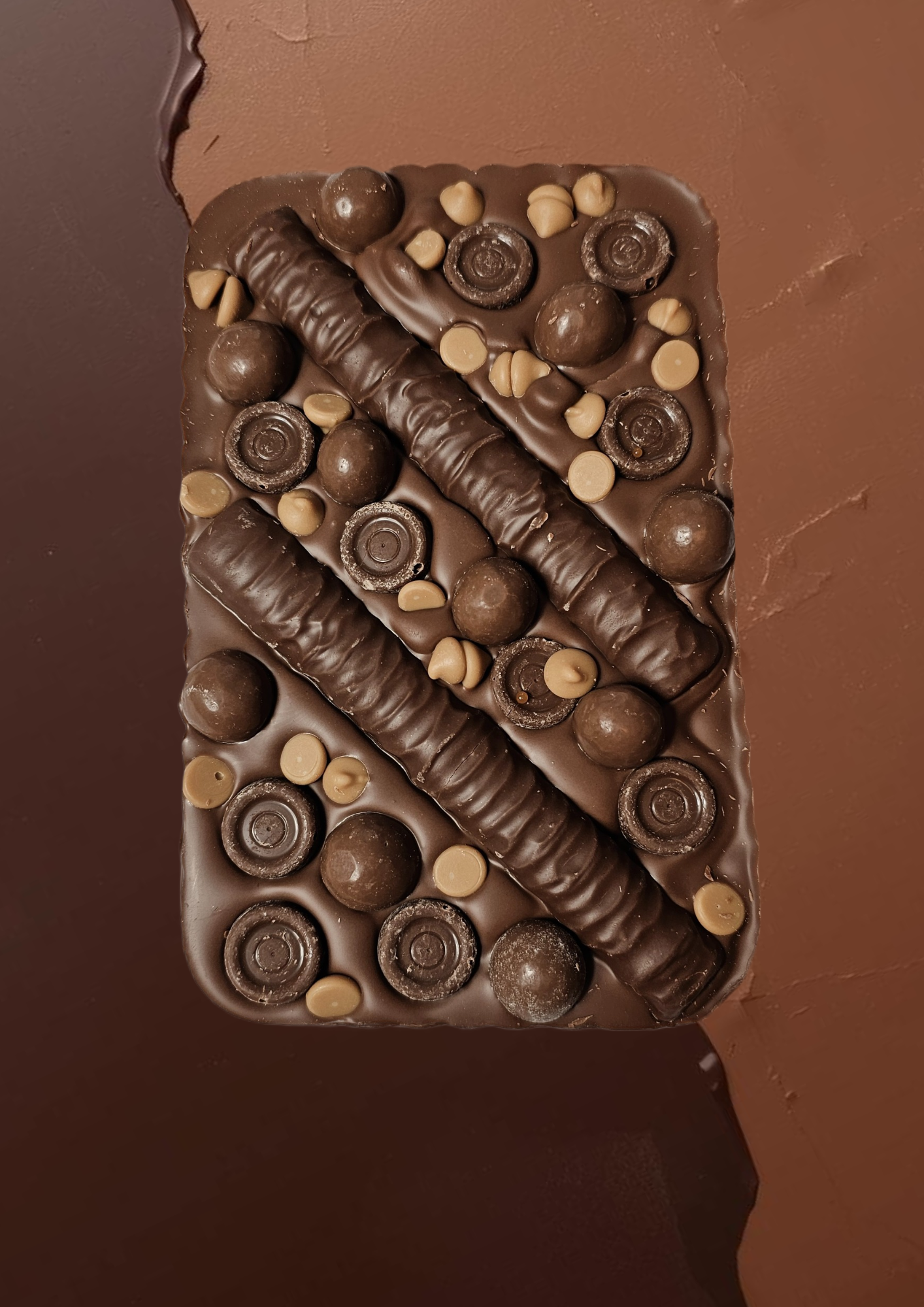 Caramel Crunch Belgian Chocolate Big Slab 300g