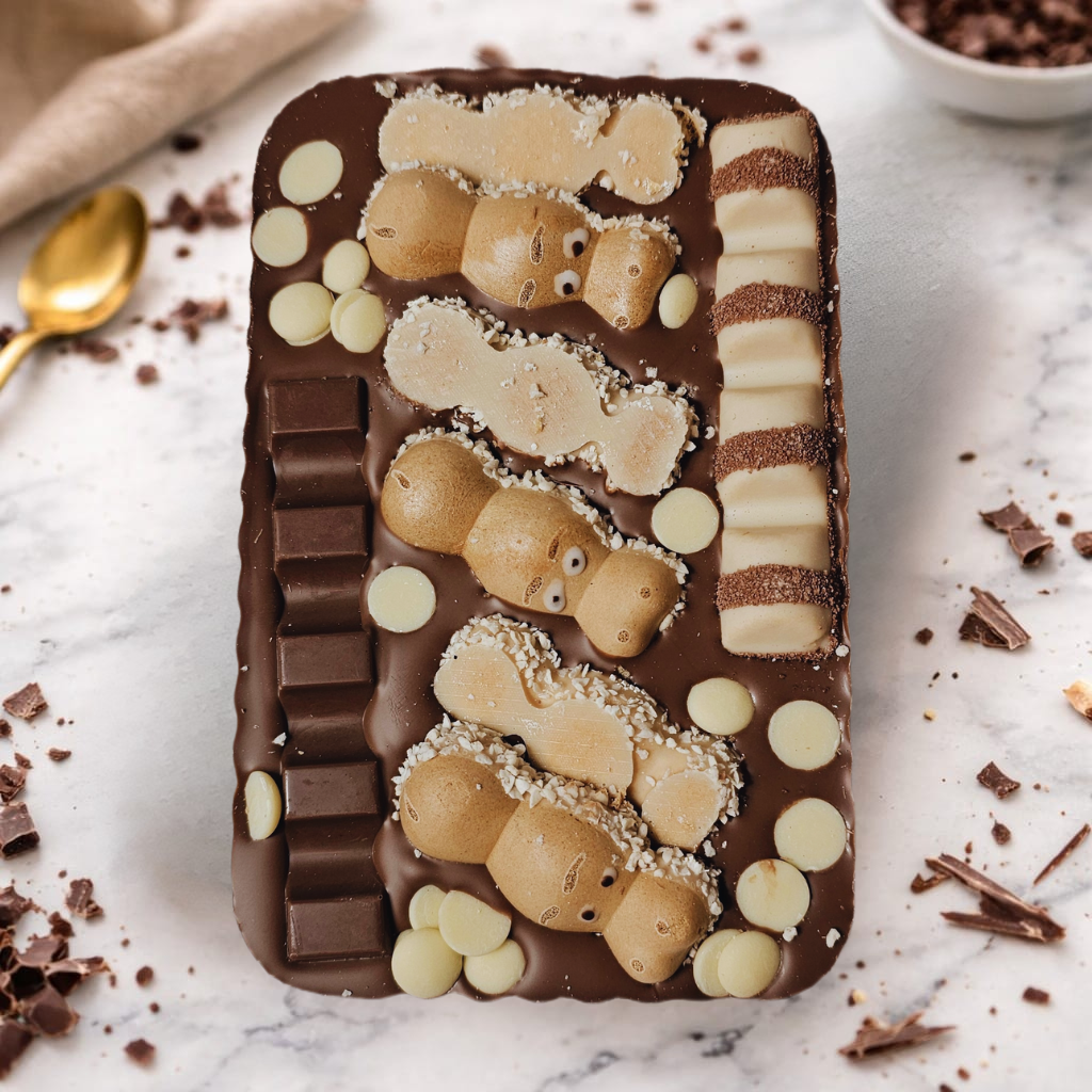 Kinder Happy Hippos Belgian Milk Chocolate Slab 300g - main product photo | Hai Chocolate Oxford