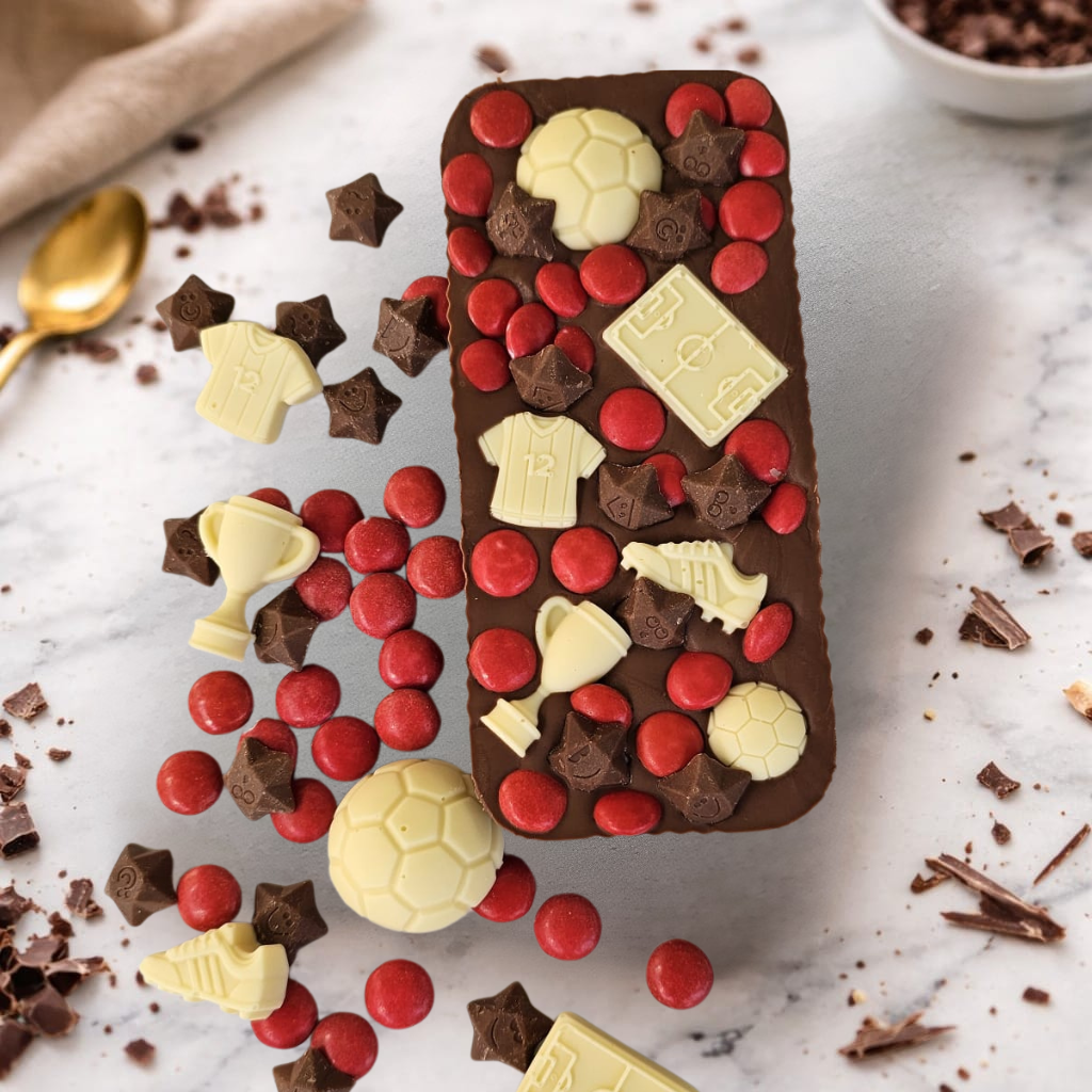 Arsenal Football Fan Belgian Chocolate Slab 200g