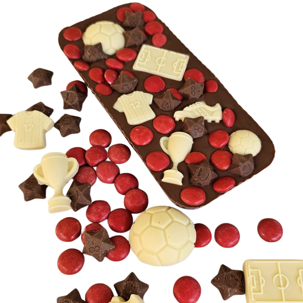 Arsenal Football Fan Belgian Chocolate Slab 200g